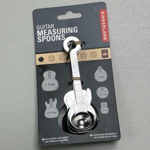 Kikkerland Guitar Measuring Spoons New